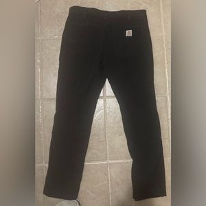 Men’s Black Carhartt straight fit pants